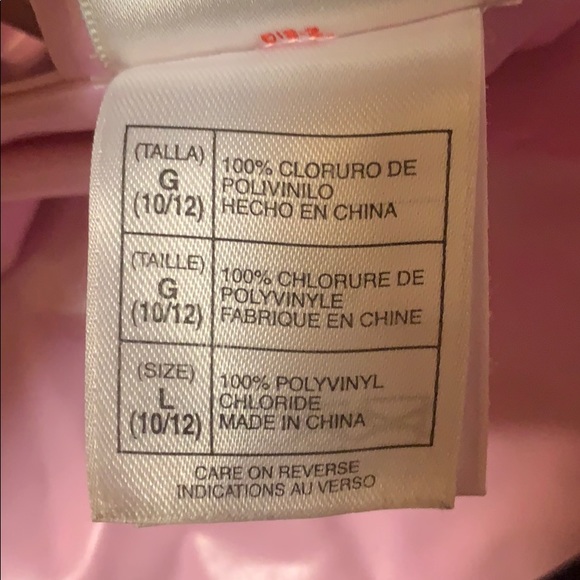 Disney Jackets & Coats Girls Pink Disney Princess Rain Jacket